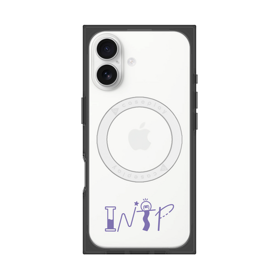 プレミアムスクエアケース with MagSafe［ オリジナル - INTP 論理学者 - アルファベット ］