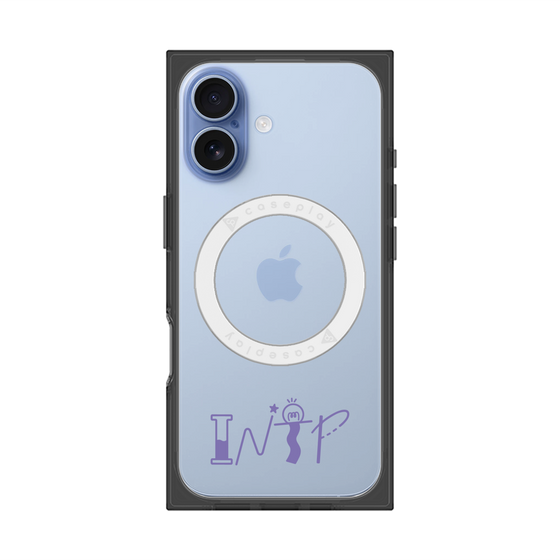 プレミアムスクエアケース with MagSafe［ オリジナル - INTP 論理学者 - アルファベット ］