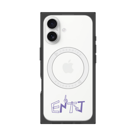 プレミアムスクエアケース with MagSafe［ オリジナル - ENTJ 指揮官 - アルファベット ］