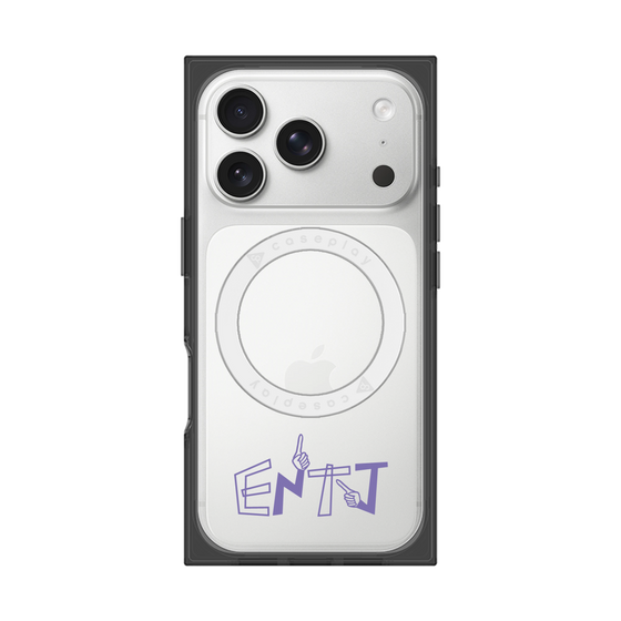 プレミアムスクエアケース with MagSafe［ オリジナル - ENTJ 指揮官 - アルファベット ］