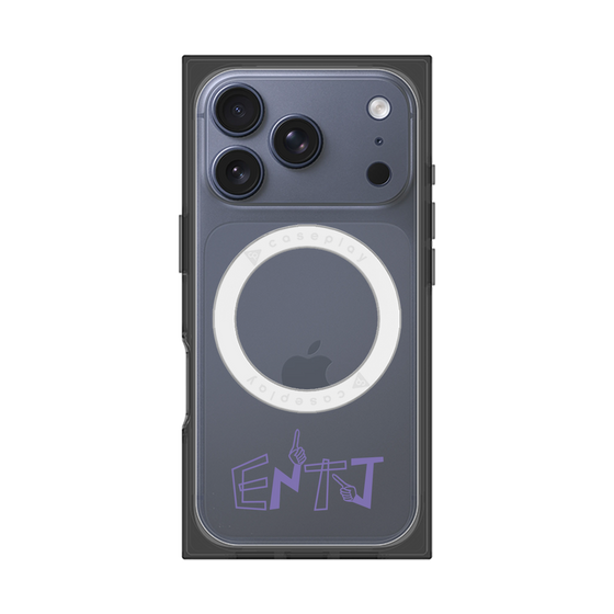 プレミアムスクエアケース with MagSafe［ オリジナル - ENTJ 指揮官 - アルファベット ］