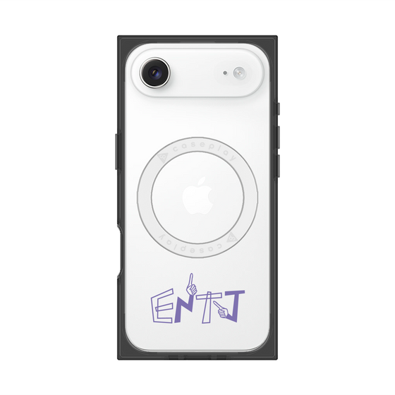 プレミアムスクエアケース with MagSafe［ オリジナル - ENTJ 指揮官 - アルファベット ］