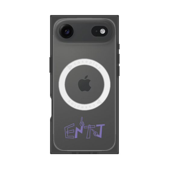 プレミアムスクエアケース with MagSafe［ オリジナル - ENTJ 指揮官 - アルファベット ］