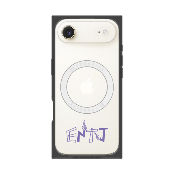 プレミアムスクエアケース with MagSafe［ オリジナル - ENTJ 指揮官 - アルファベット ］