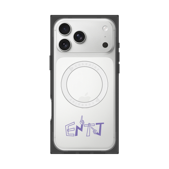 プレミアムスクエアケース with MagSafe［ オリジナル - ENTJ 指揮官 - アルファベット ］
