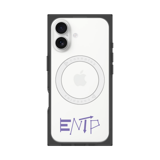 プレミアムスクエアケース with MagSafe［ オリジナル - ENTP 討論者 - アルファベット ］