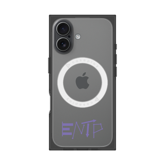 プレミアムスクエアケース with MagSafe［ オリジナル - ENTP 討論者 - アルファベット ］
