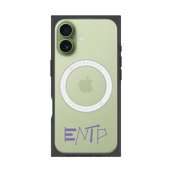 プレミアムスクエアケース with MagSafe［ オリジナル - ENTP 討論者 - アルファベット ］