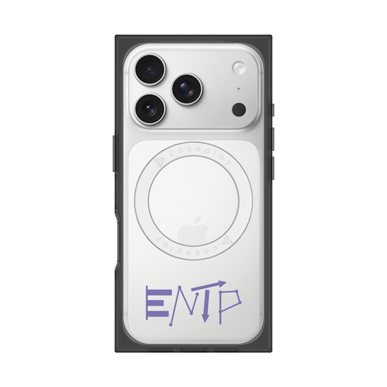 プレミアムスクエアケース with MagSafe［ オリジナル - ENTP 討論者 - アルファベット ］