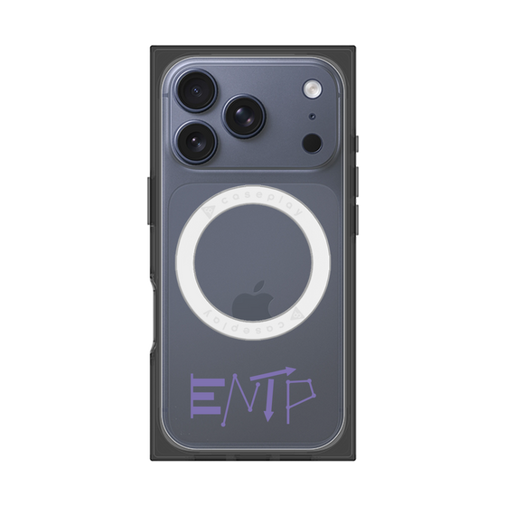 プレミアムスクエアケース with MagSafe［ オリジナル - ENTP 討論者 - アルファベット ］