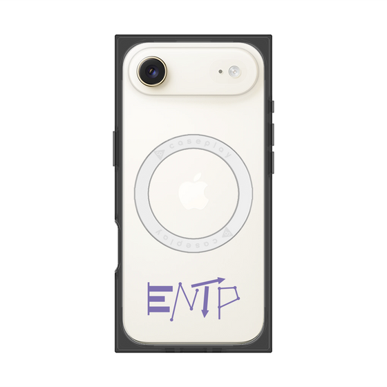 プレミアムスクエアケース with MagSafe［ オリジナル - ENTP 討論者 - アルファベット ］