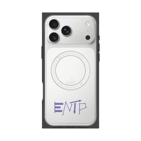 プレミアムスクエアケース with MagSafe［ オリジナル - ENTP 討論者 - アルファベット ］