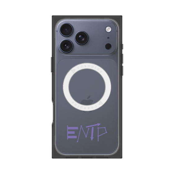 プレミアムスクエアケース with MagSafe［ オリジナル - ENTP 討論者 - アルファベット ］
