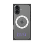 プレミアムスクエアケース with MagSafe［ オリジナル - INTJ 建築家 - アルファベット ］