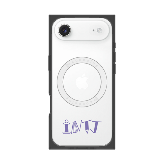 プレミアムスクエアケース with MagSafe［ オリジナル - INTJ 建築家 - アルファベット ］