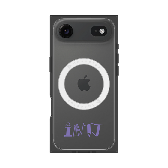 プレミアムスクエアケース with MagSafe［ オリジナル - INTJ 建築家 - アルファベット ］