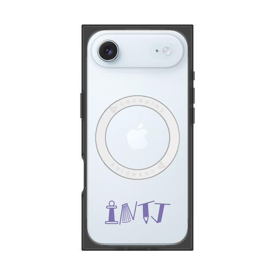 プレミアムスクエアケース with MagSafe［ オリジナル - INTJ 建築家 - アルファベット ］