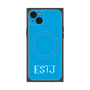 プレミアムスクエアケース with MagSafe［ オリジナル - ESTJ 幹部 - アルファベット - ブルー ］