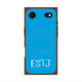 プレミアムスクエアケース with MagSafe［ オリジナル - ESTJ 幹部 - アルファベット - ブルー ］