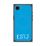 プレミアムスクエアケース with MagSafe［ オリジナル - ESTJ 幹部 - アルファベット - ブルー ］