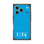 プレミアムスクエアケース with MagSafe［ オリジナル - ESFJ 領事 - アルファベット - ブルー ］