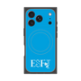 プレミアムスクエアケース with MagSafe［ オリジナル - ESFJ 領事 - アルファベット - ブルー ］