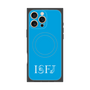 プレミアムスクエアケース with MagSafe［ オリジナル - ISFJ 擁護者 - アルファベット - ブルー ］