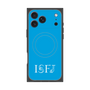 プレミアムスクエアケース with MagSafe［ オリジナル - ISFJ 擁護者 - アルファベット - ブルー ］