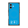 プレミアムスクエアケース with MagSafe［ オリジナル - ISTJ 管理者 - アルファベット - ブルー ］
