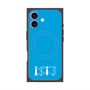 プレミアムスクエアケース with MagSafe［ オリジナル - ISTJ 管理者 - アルファベット - ブルー ］