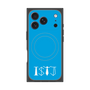 プレミアムスクエアケース with MagSafe［ オリジナル - ISTJ 管理者 - アルファベット - ブルー ］