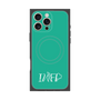 プレミアムスクエアケース with MagSafe［ オリジナル - INFP 仲介者 - アルファベット - グリーン ］