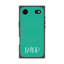 プレミアムスクエアケース with MagSafe［ オリジナル - INFP 仲介者 - アルファベット - グリーン ］