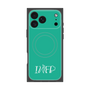 プレミアムスクエアケース with MagSafe［ オリジナル - INFP 仲介者 - アルファベット - グリーン ］