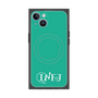 プレミアムスクエアケース with MagSafe［ オリジナル - INFJ 提唱者 - アルファベット - グリーン ］