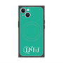 プレミアムスクエアケース with MagSafe［ オリジナル - INFJ 提唱者 - アルファベット - グリーン ］