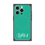 プレミアムスクエアケース with MagSafe［ オリジナル - INFJ 提唱者 - アルファベット - グリーン ］