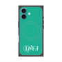 プレミアムスクエアケース with MagSafe［ オリジナル - INFJ 提唱者 - アルファベット - グリーン ］