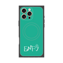 プレミアムスクエアケース with MagSafe［ オリジナル - ENFJ 主人公 - アルファベット - グリーン ］