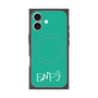 プレミアムスクエアケース with MagSafe［ オリジナル - ENFJ 主人公 - アルファベット - グリーン ］