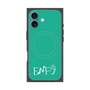 プレミアムスクエアケース with MagSafe［ オリジナル - ENFJ 主人公 - アルファベット - グリーン ］