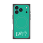 プレミアムスクエアケース with MagSafe［ オリジナル - ENFJ 主人公 - アルファベット - グリーン ］