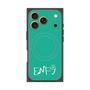 プレミアムスクエアケース with MagSafe［ オリジナル - ENFJ 主人公 - アルファベット - グリーン ］