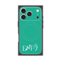 プレミアムスクエアケース with MagSafe［ オリジナル - ENFJ 主人公 - アルファベット - グリーン ］