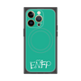 プレミアムスクエアケース with MagSafe［ オリジナル - ENFP 運動家 - アルファベット - グリーン ］