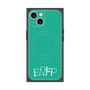プレミアムスクエアケース with MagSafe［ オリジナル - ENFP 運動家 - アルファベット - グリーン ］
