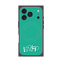 プレミアムスクエアケース with MagSafe［ オリジナル - ENFP 運動家 - アルファベット - グリーン ］