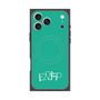 プレミアムスクエアケース with MagSafe［ オリジナル - ENFP 運動家 - アルファベット - グリーン ］