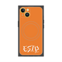 プレミアムスクエアケース with MagSafe［ オリジナル - ESTP 起業家 - アルファベット - オレンジ ］