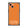 プレミアムスクエアケース with MagSafe［ オリジナル - ESTP 起業家 - アルファベット - オレンジ ］